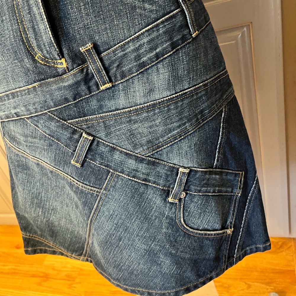 NWOT Burberry Patchwork A-Line Denim Skirt - Never Worn! Perfect Condition! - Picture 8 of 14